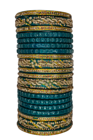 LAC BANGLES SET FOR WOMEN (PACK OF 20). NAVY BLUE colour. lah or lahathi for women. SHADI JODA